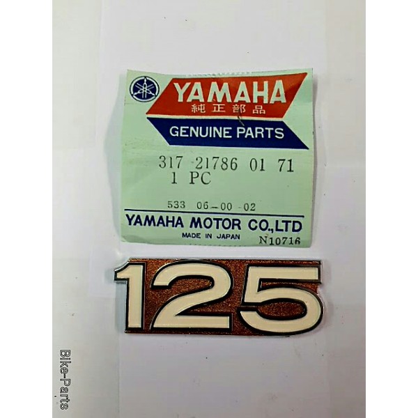 Yamaha  317 21786 0171 Emblem 125
