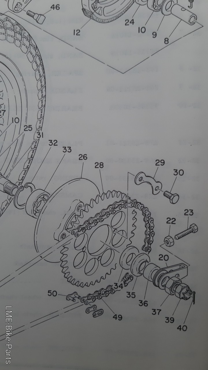 yamaha rd 350 accessories