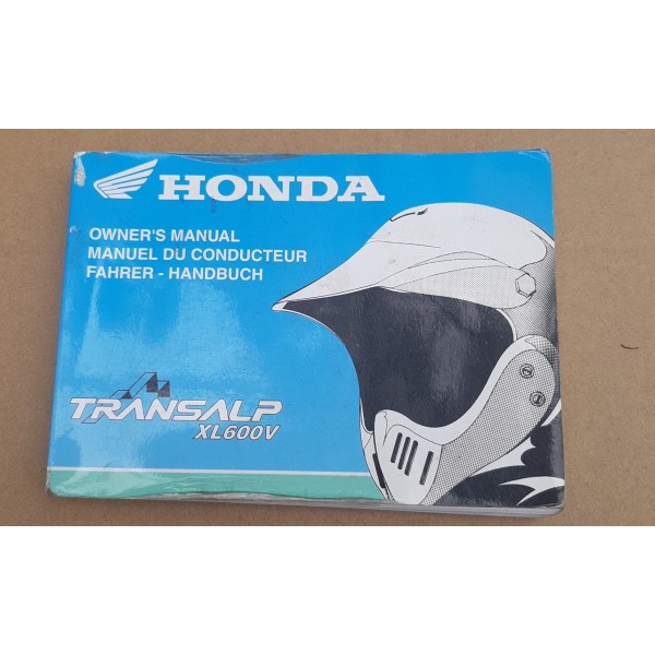 Honda Manual Transalp XL 600v
