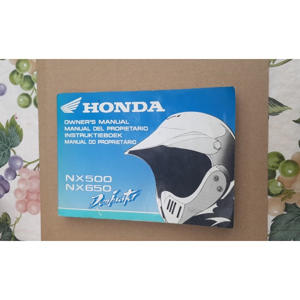 Honda Manual NX 500 NX 650 Dominator