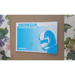 Honda CB250 Owners Manual