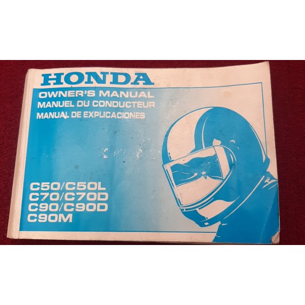 Honda C50 C50L C70 C90 Owners Manual