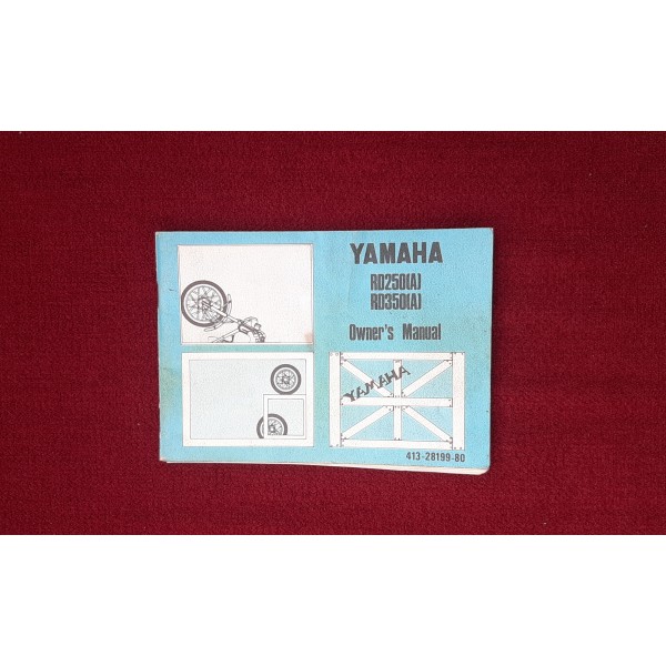 Yamaha RD250A/RD350A Owners Manual