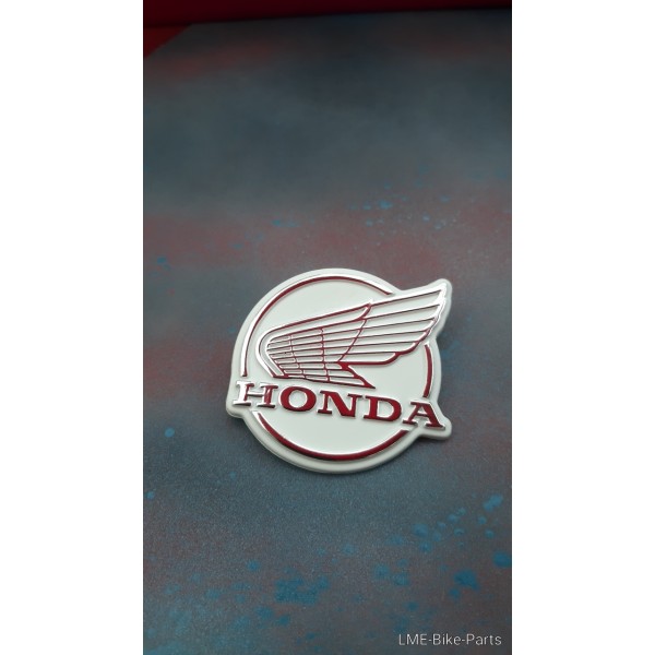 Honda C70E Leg SHIELD Logo With Honda Wing