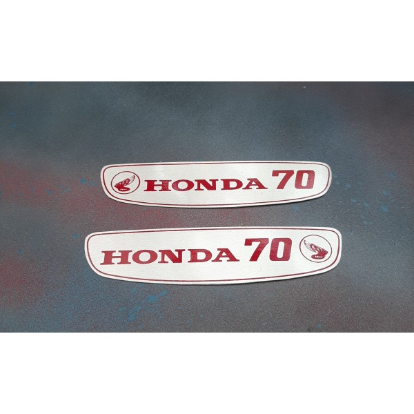 Honda 70 Petrol Tank Sticker Set