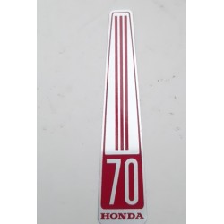 Honda C70 FRONT Fork Sticker Aluminum