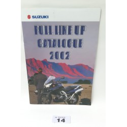 Suzuki Full line up Catalogue 2002 FOR Sale