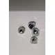 4 Small Dome Hex Nut M5