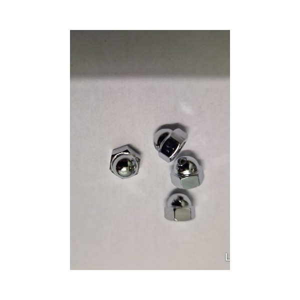 4 Small Dome Hex Nut M5