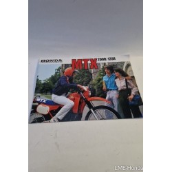 Shop Brochures Booklets Honda MTX 125R 200R