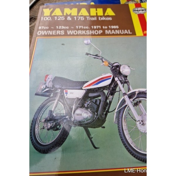 Yamaha Owners Workshop Manual 100 125 175 Trail Bike